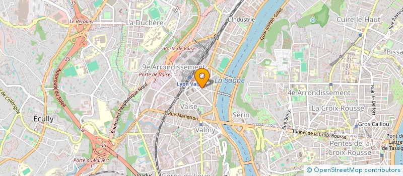 localisation de l'entreprise SCI TMM  LYON