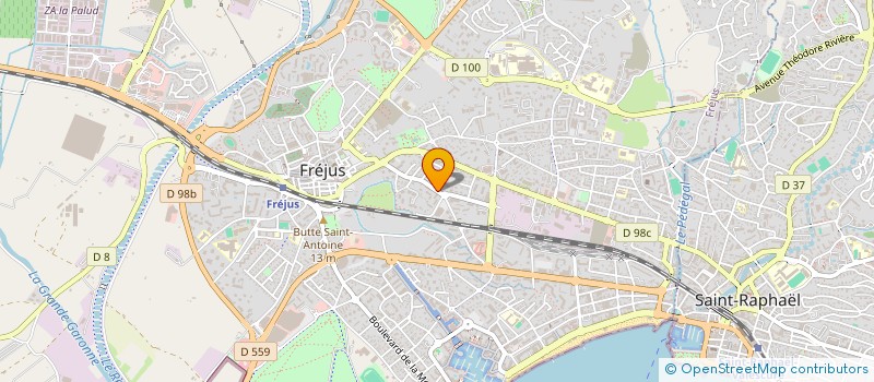 localisation de l'entreprise SCI TMN SAINT PIERRE à FREJUS