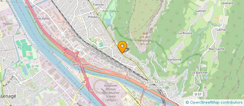 localisation de l'entreprise SCI TMS  SAINT-MARTIN-LE-VINOUX