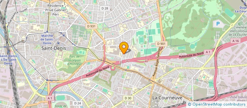 localisation de l'entreprise SCI TMS  SAINT-DENIS