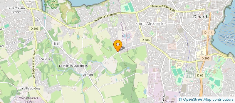 localisation de l'entreprise SCI TMT  SAINT-LUNAIRE
