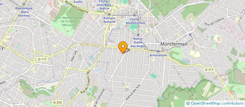 localisation de l'entreprise SCI TN DES LYS à MONTFERMEIL