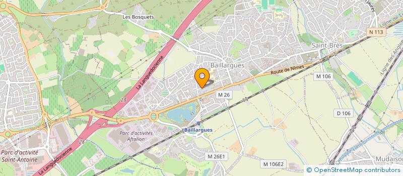 localisation de l'entreprise SCI TNA à BAILLARGUES