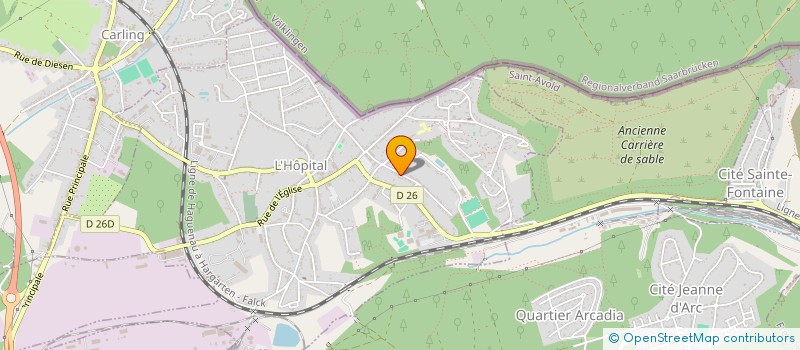 localisation de l'entreprise SCI TNG  CARLING