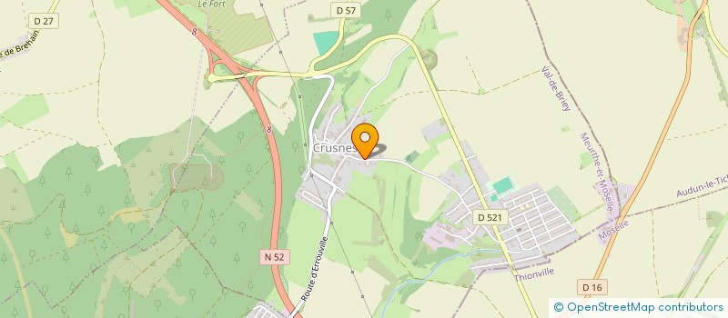 localisation de l'entreprise SCI TNJ  CRUSNES