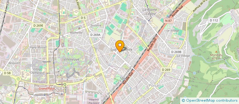 localisation de l'entreprise SCI TNKB  SAINT-MARTIN-D'HERES