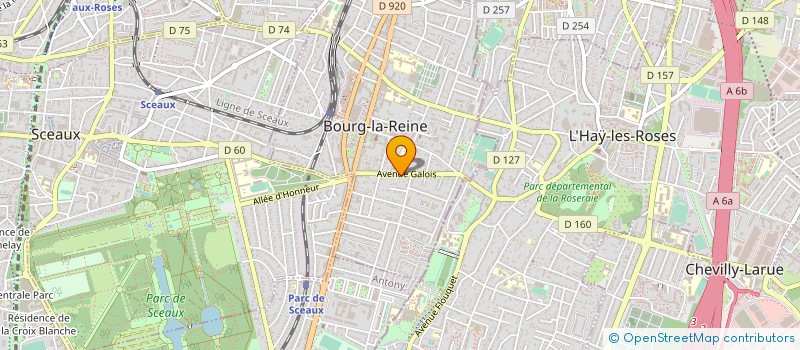 localisation de l'entreprise SCI TNPAP  BAGNEUX