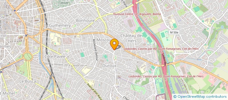 localisation de l'entreprise SCI TNR à TOULOUSE