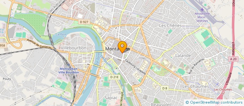 localisation de l'entreprise SCI TNT  LA SALVETAT-BELMONTET