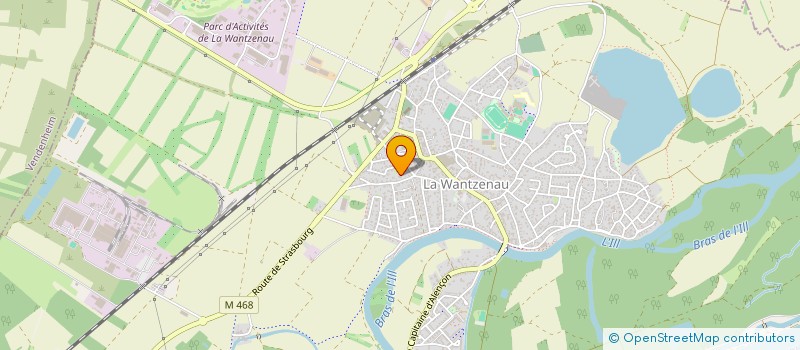 localisation de l'entreprise SCI TNT  LA WANTZENAU