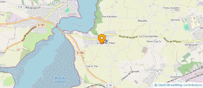 localisation de l'entreprise SCI TNT HABITAT  PAIMPOL