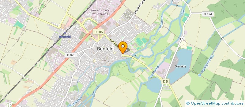 localisation de l'entreprise SCI TNTJ  BENFELD