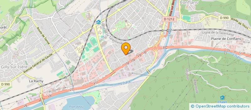 localisation de l'entreprise SCI TO NI  ALBERTVILLE