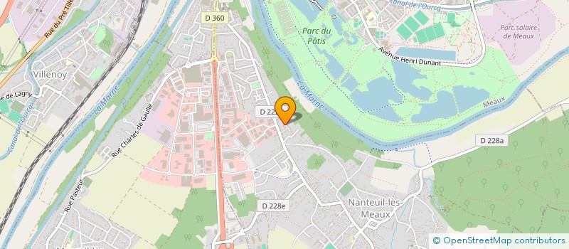 localisation de l'entreprise SCI TO&OC à NANTEUIL-LES-MEAUX