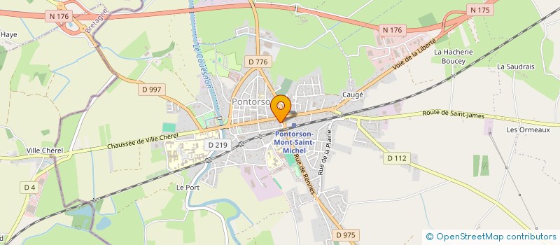 localisation de l'entreprise SCI TO VARIN  PONTORSON