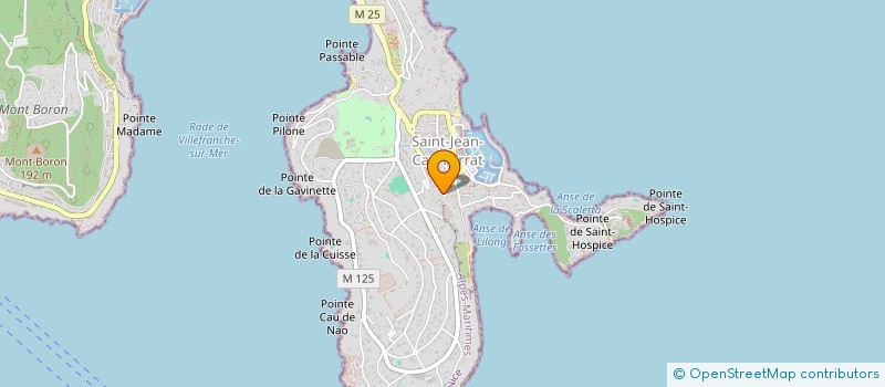 localisation de l'entreprise SCI TOBAGO à SAINT-JEAN-CAP-FERRAT