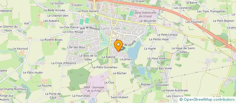 localisation de l'entreprise SCI TOBAPRESS à SAINT-GILLES