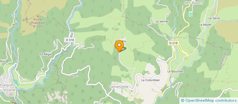 localisation de l'entreprise SCI TOBAS  GENESTELLE