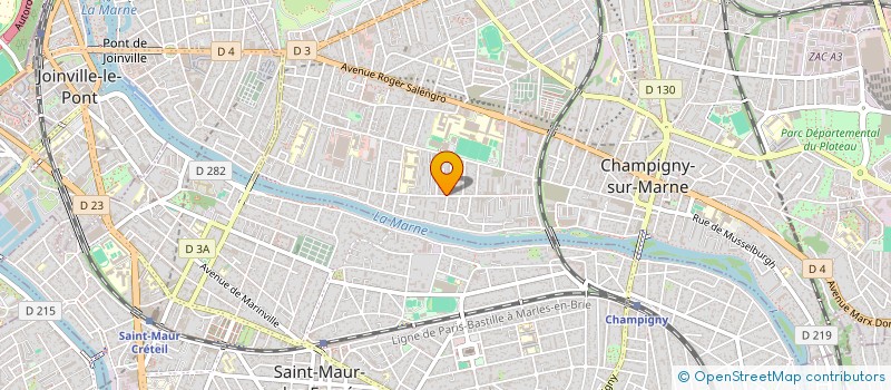 localisation de l'entreprise SCI TOBI  CHAMPIGNY-SUR-MARNE