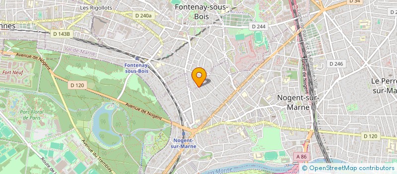 localisation de l'entreprise SCI TOBRIMA  NOGENT-SUR-MARNE