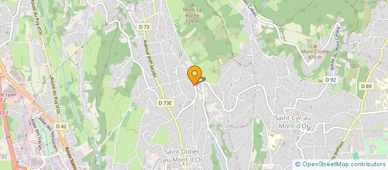 localisation de l'entreprise SCI TOBY  SAINT-DIDIER-AU-MONT-D'OR