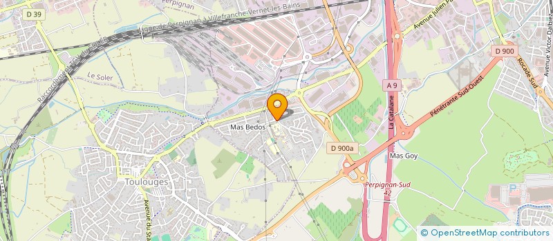 localisation de l'entreprise SCI TOC à PERPIGNAN