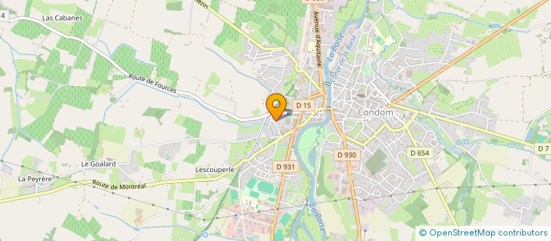 localisation de l'entreprise SCI TOC-TOC 32  CONDOM