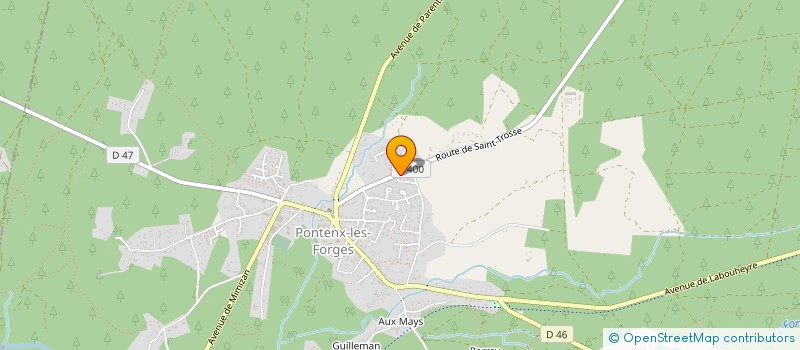 localisation de l'entreprise SCI TOCADI  PONTENX-LES-FORGES