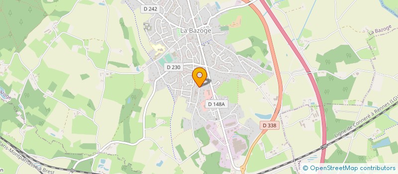 localisation de l'entreprise SCI TOCAVIC  LA BAZOGE