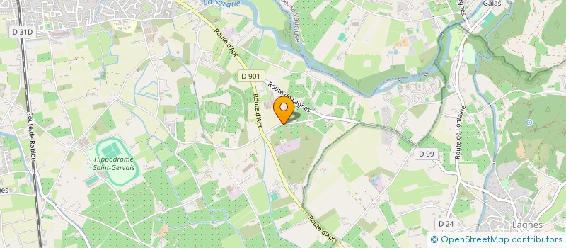 localisation de l'entreprise SCI TOCCATA  L'ISLE-SUR-LA-SORGUE