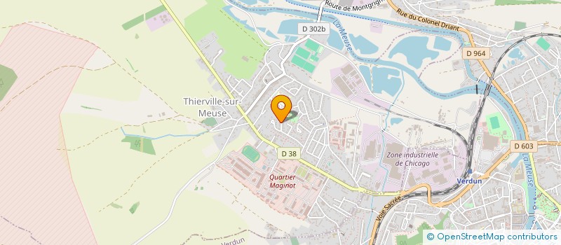 localisation de l'entreprise SCI TOCK à THIERVILLE-SUR-MEUSE