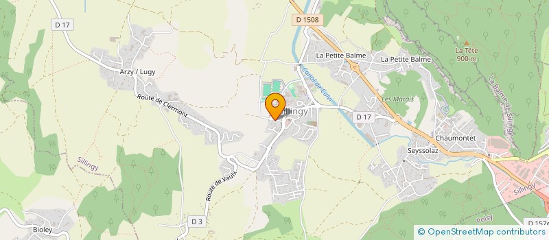 localisation de l'entreprise SCI TOCOOMA  SILLINGY