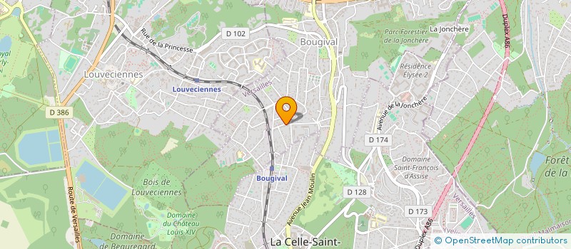 localisation de l'entreprise SCI TOCQUEVILLE  BOUGIVAL