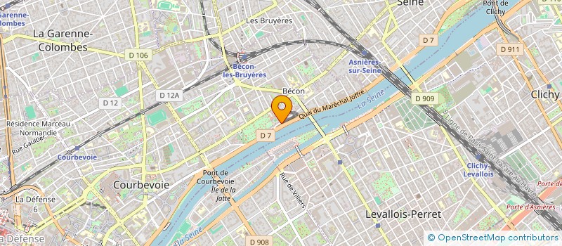 localisation de l'entreprise SCI TOCQUEVILLE à COURBEVOIE