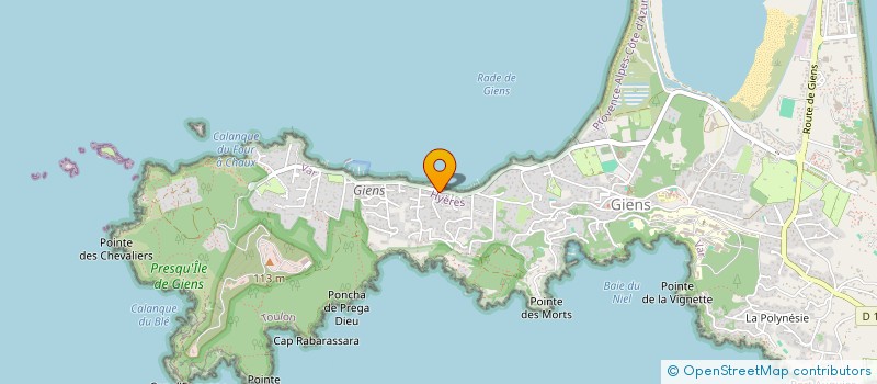 localisation de l'entreprise SCI TOE à HYERES