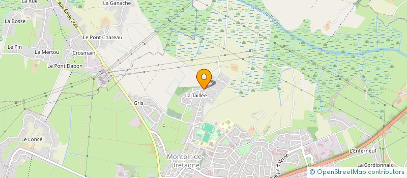 localisation de l'entreprise SCI TOF POUCE  MONTOIR-DE-BRETAGNE