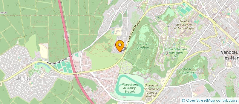 localisation de l'entreprise SCI TOFFOLINI à VILLERS-LES-NANCY