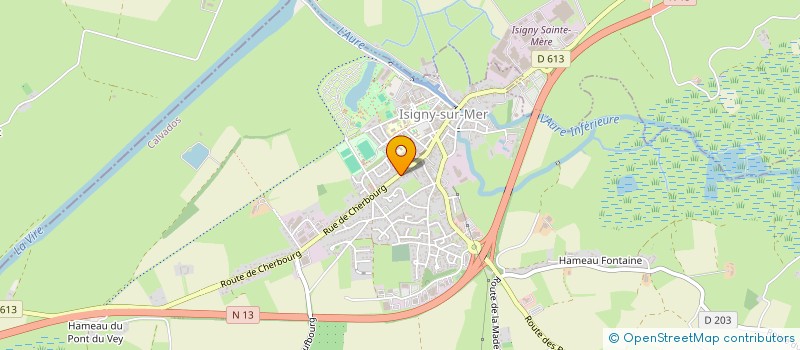 localisation de l'entreprise SCI TOFNIE  ISIGNY-SUR-MER