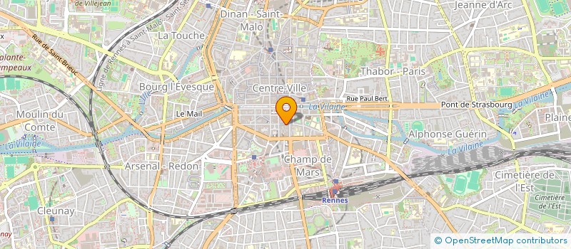 localisation de l'entreprise SCI TOFT PERE & FILS  RENNES