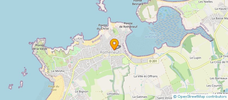 localisation de l'entreprise SCI TOGAS  SAINT-MALO