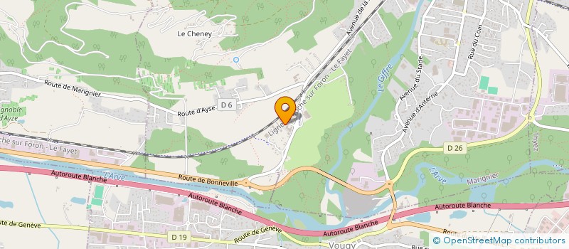 localisation de l'entreprise SCI TOGE  MARIGNIER