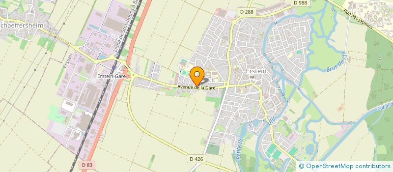 localisation de l'entreprise SCI TOGECAP  ERSTEIN