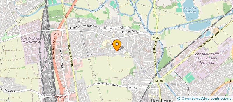 localisation de l'entreprise SCI TOHAMI  SOUFFELWEYERSHEIM