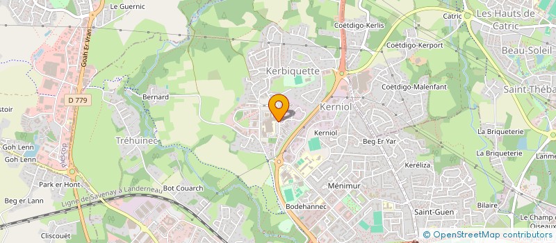 localisation de l'entreprise SCI TOHANNIC LE PORT à VANNES