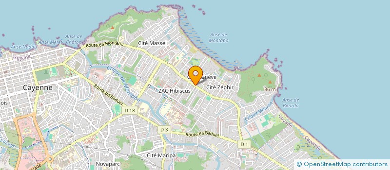 localisation de l'entreprise SCI TOI & MOI  CAYENNE