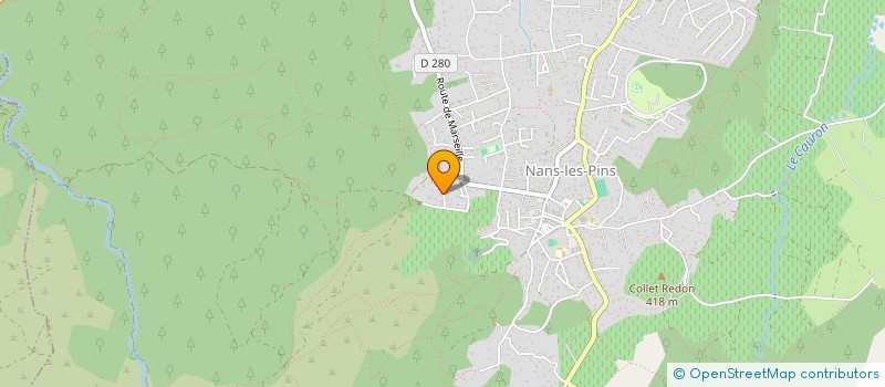 localisation de l'entreprise SCI TOINMAR  NANS-LES-PINS