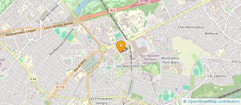 localisation de l'entreprise SCI TOISSUD  BEAUMONT