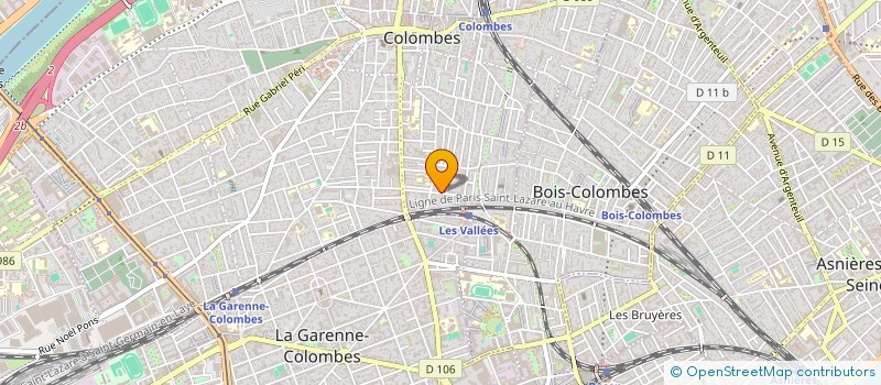 localisation de l'entreprise SCI TOIT ET MOI  COLOMBES