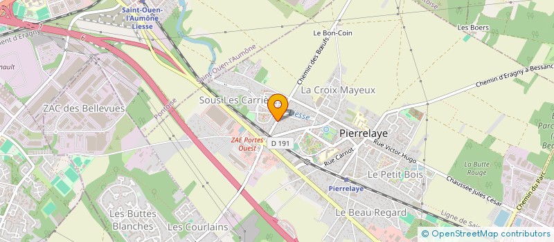 localisation de l'entreprise SCI TOIT ET MOI  PIERRELAYE