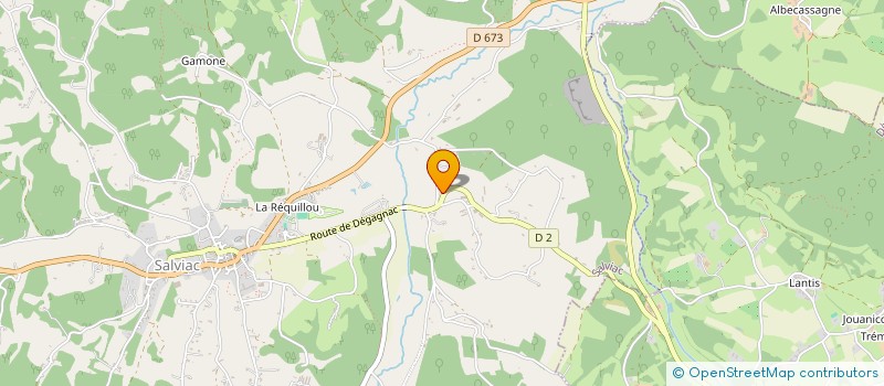 localisation de l'entreprise SCI TOITNOUS  DEGAGNAC